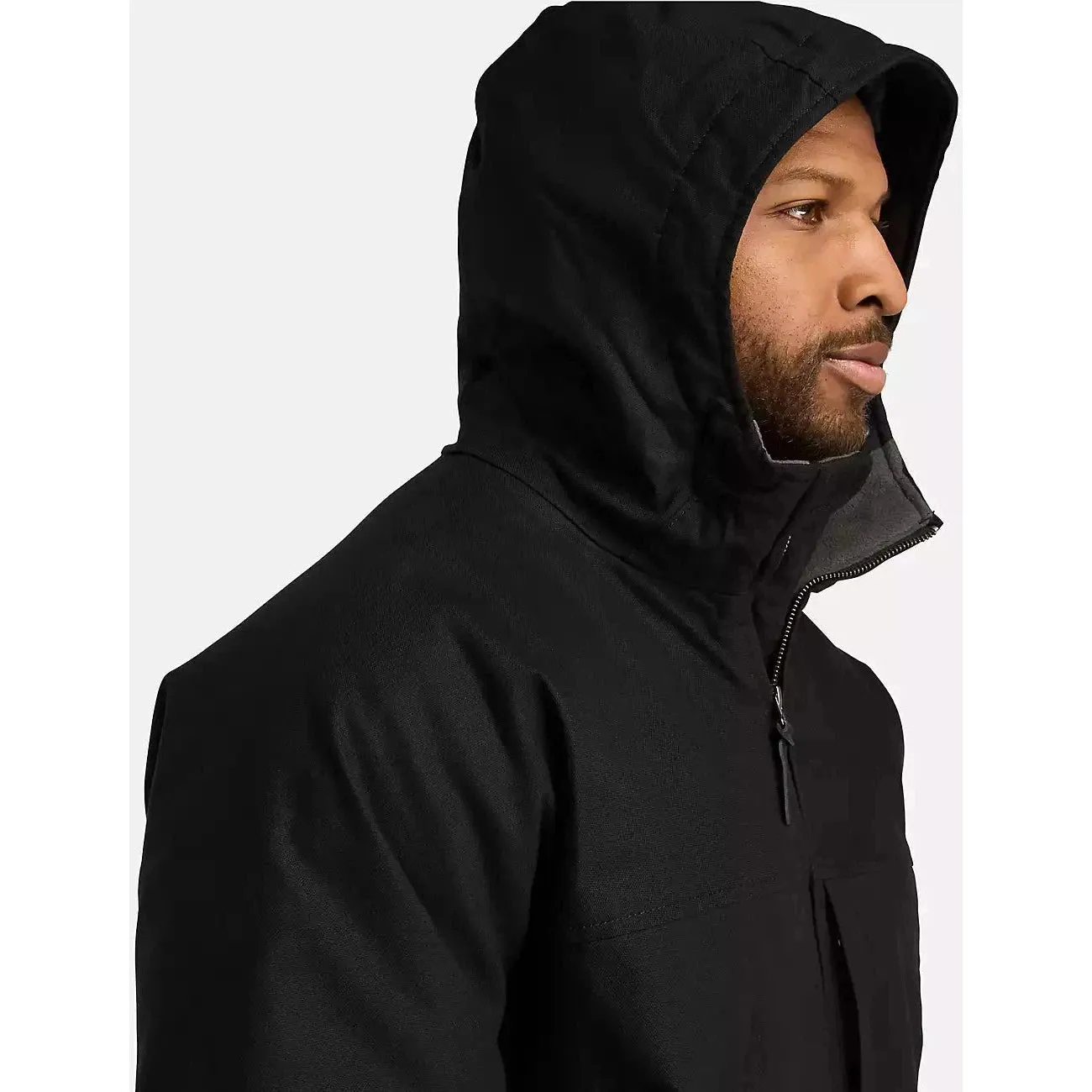 Timberland Pro Men's Gritflex Canvas Hooded Jacket -Black- TB0A5XYQ001