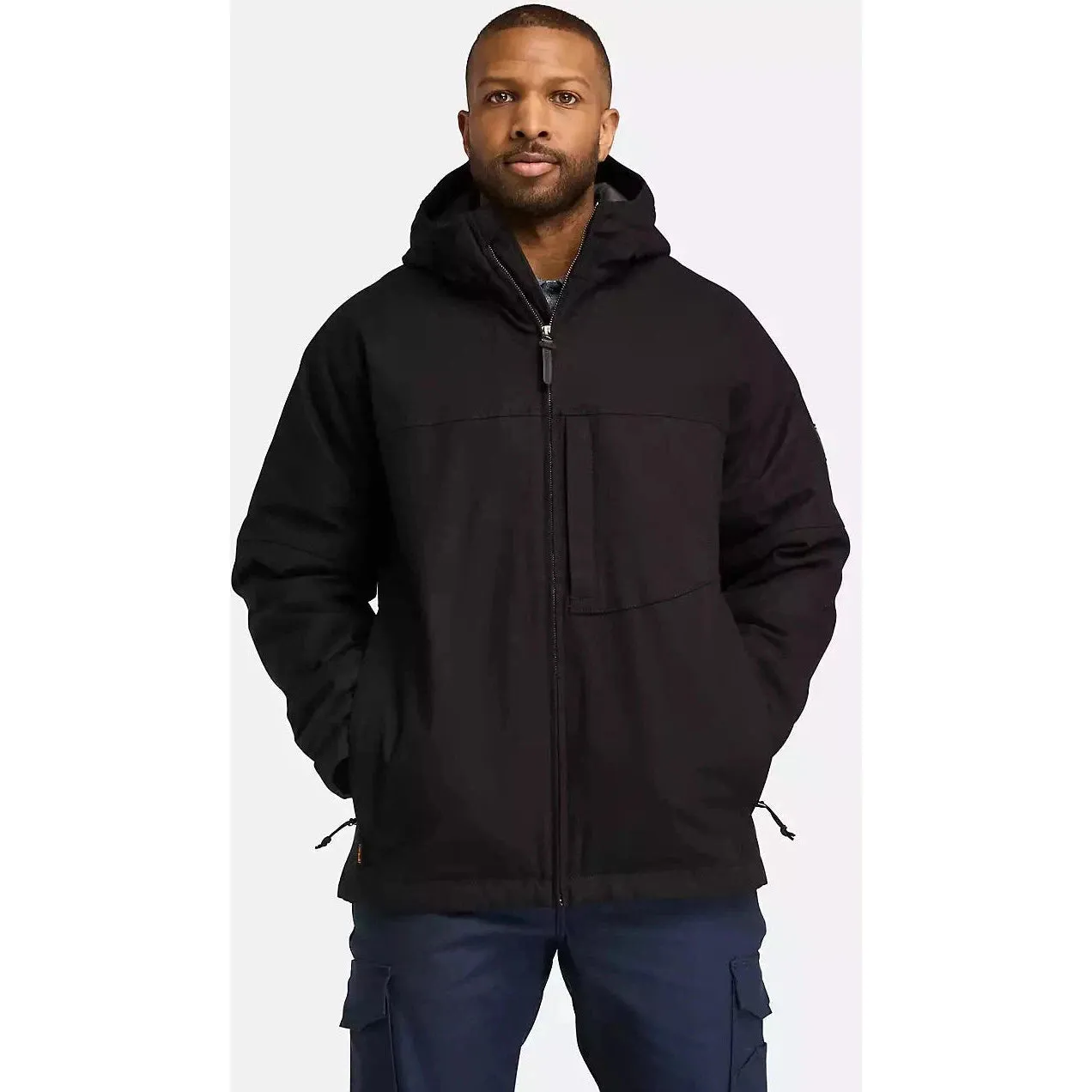 Timberland Pro Men's Gritflex Canvas Hooded Jacket -Black- TB0A5XYQ001
