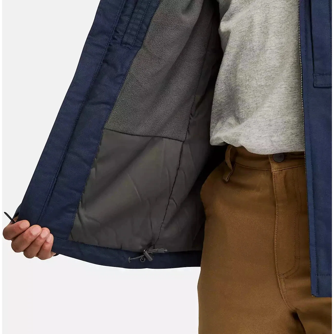 Timberland Pro Men's Gritflex Canvas Hooded Jacket -Navy- TB0A5XYQ019