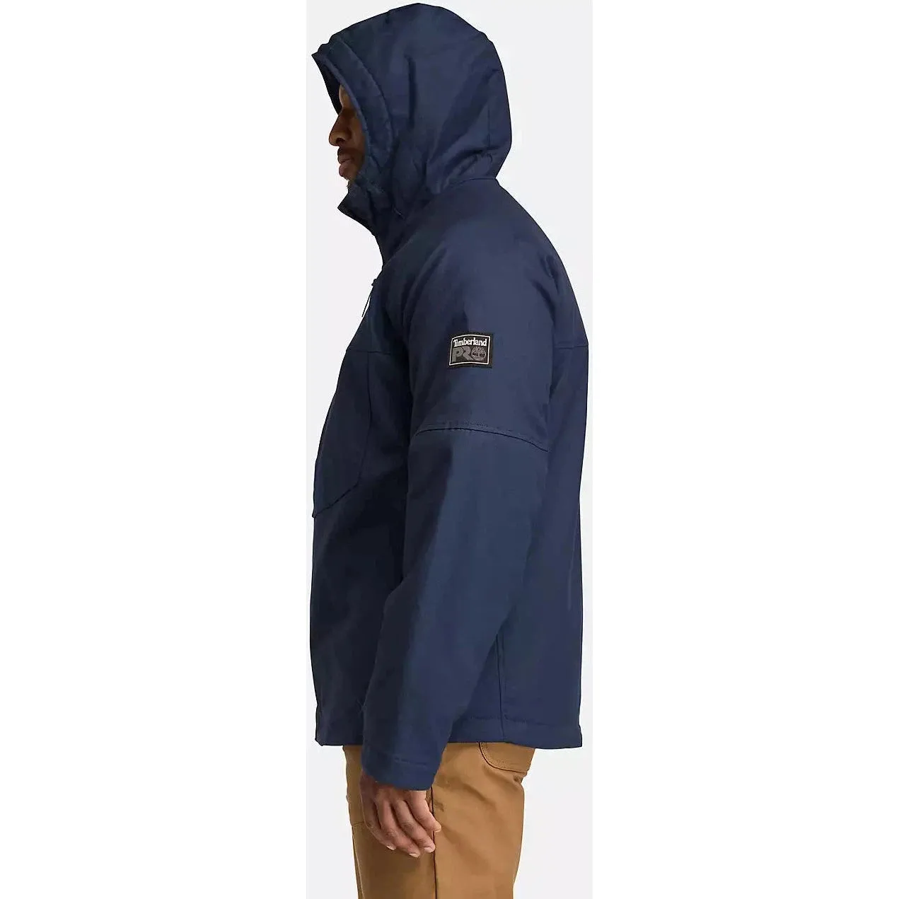 Timberland Pro Men's Gritflex Canvas Hooded Jacket -Navy- TB0A5XYQ019