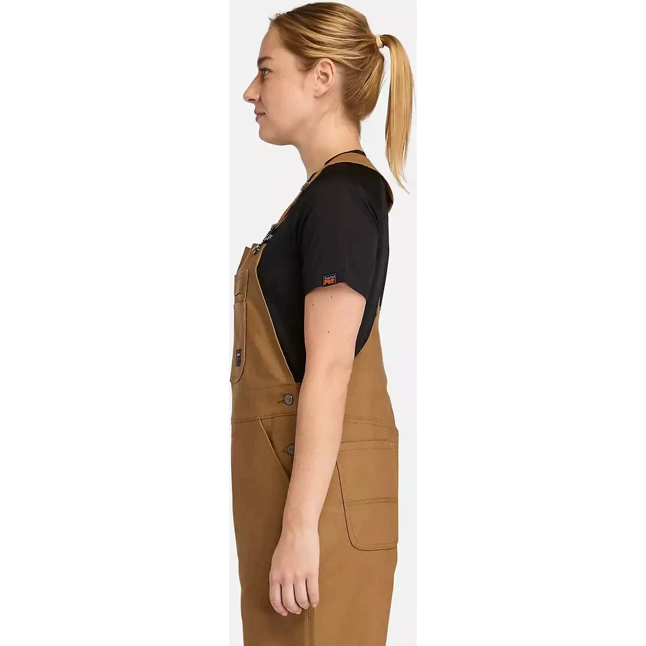 Timberland Pro Women's Gritflex Canvas Overall Bib -Wheat- TB0A5X4UD02