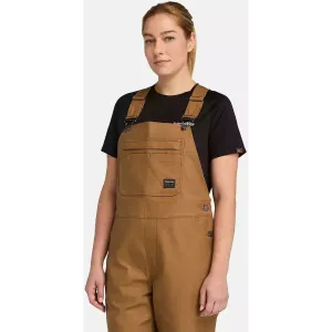 Timberland Pro Women's Gritflex Canvas Overall Bib -Wheat- TB0A5X4UD02