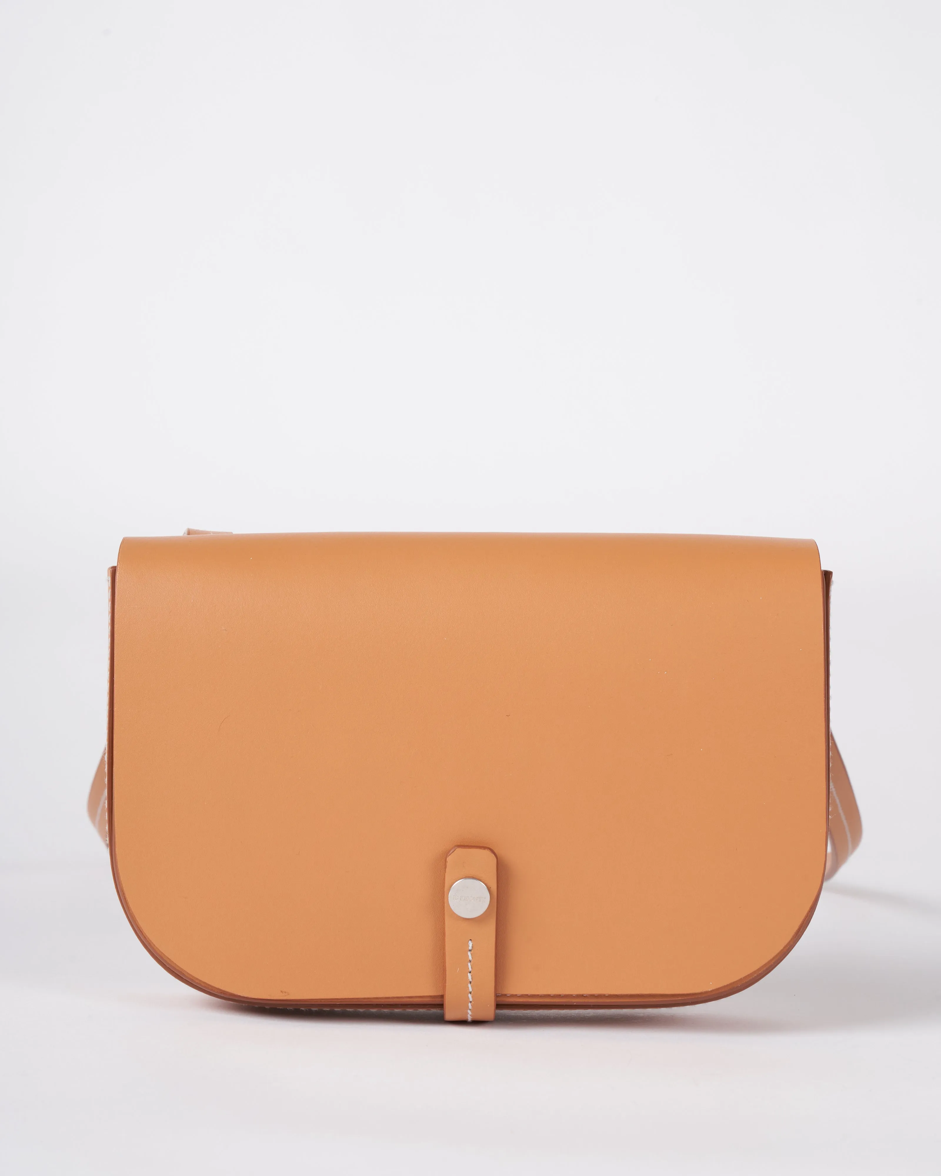 tondina crossbody naturale - natural leather