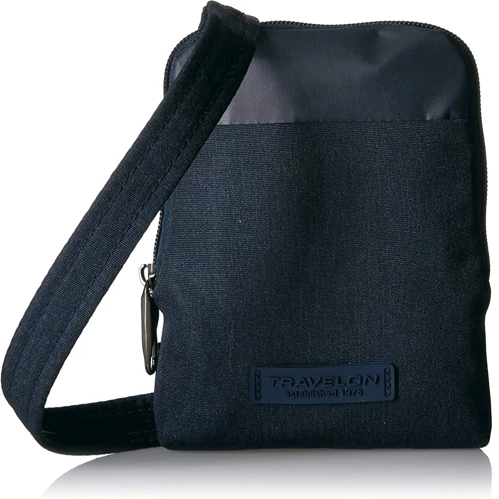Travelon Anti-Theft-Metro-Stadium Mini Crossbody Bag, Black, 4.5 x 6 x 1 | Multiple Colors