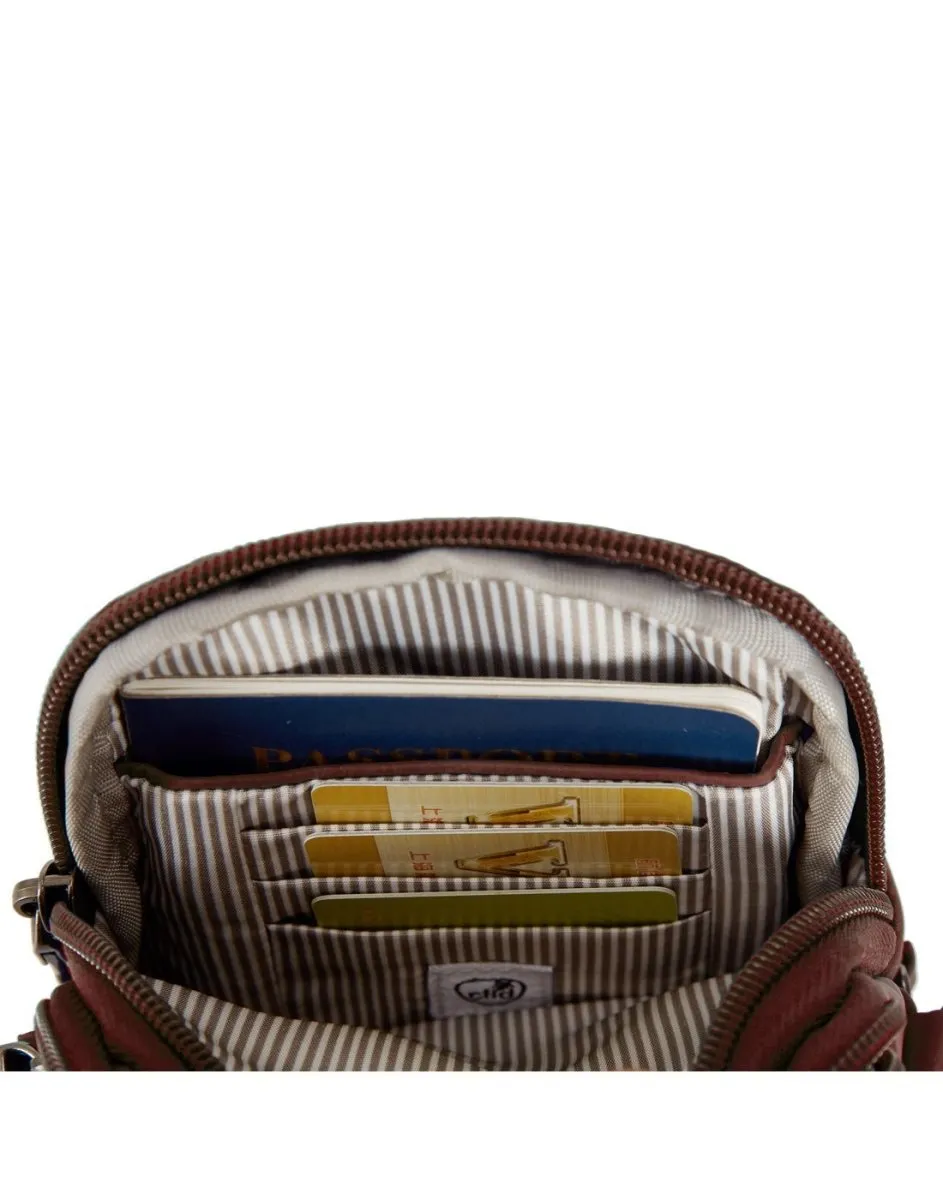 Travelon Boho Anti-Theft 2 Compartment Phone Crossbody - FINAL SALE