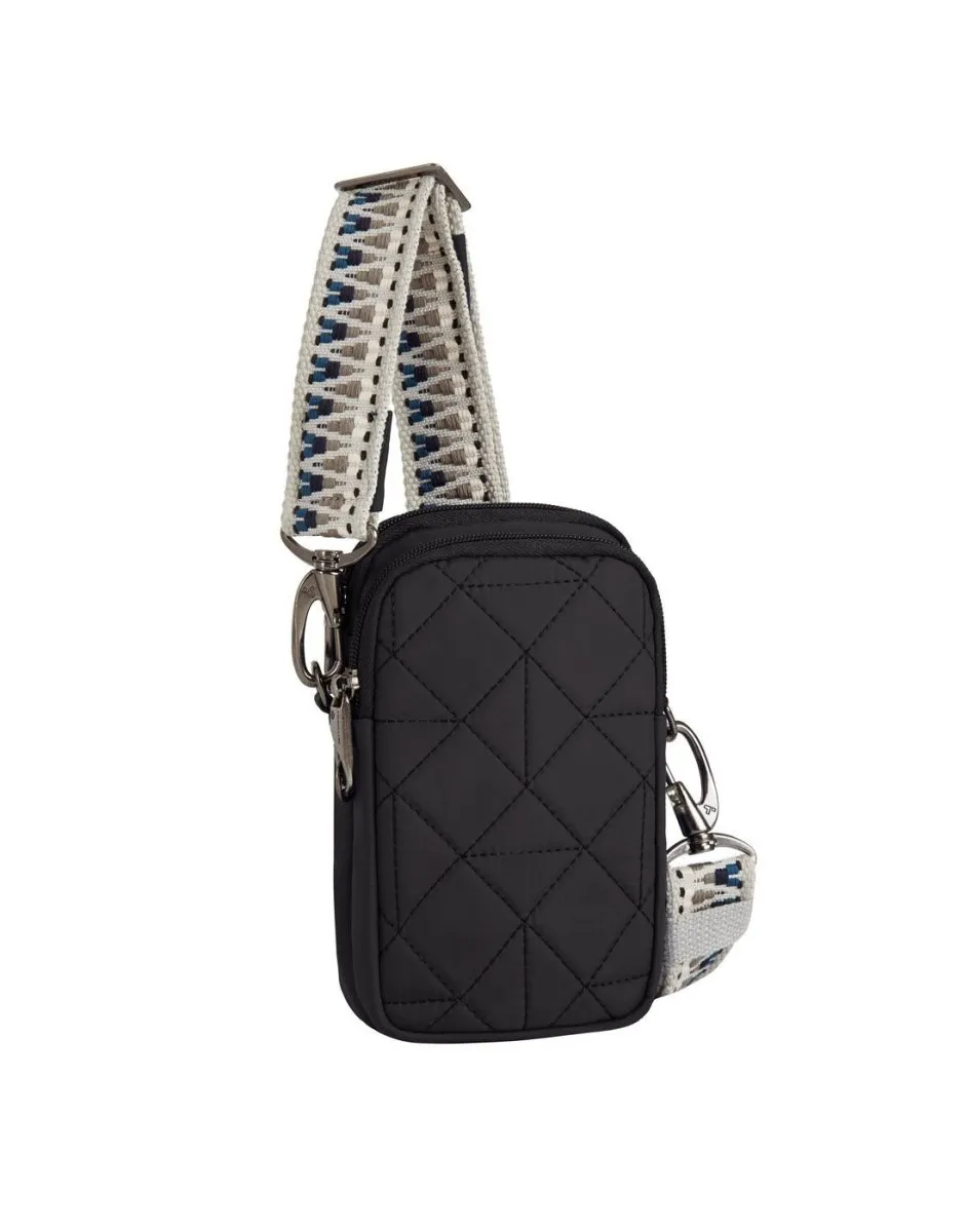 Travelon Boho Anti-Theft 2 Compartment Phone Crossbody - FINAL SALE