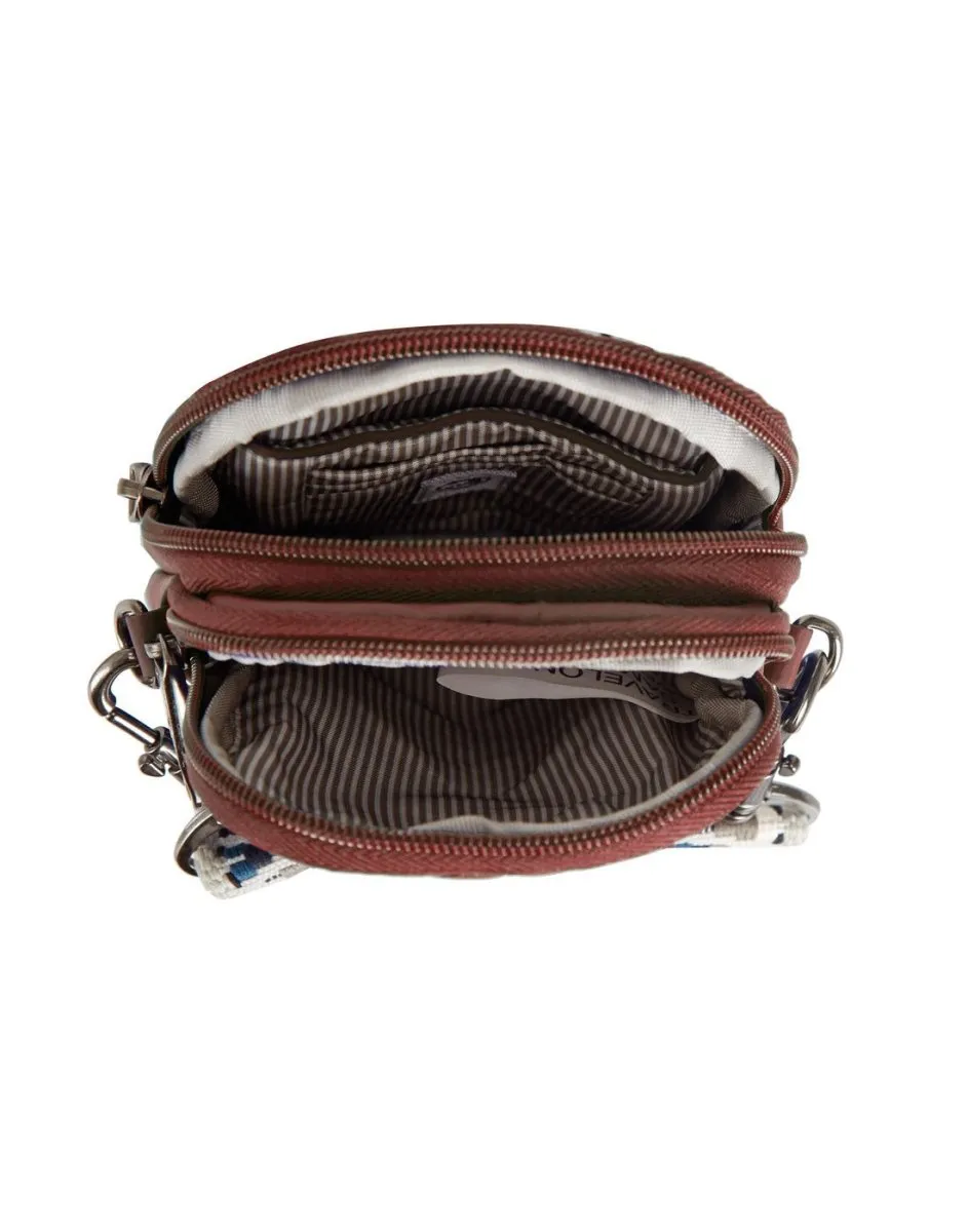 Travelon Boho Anti-Theft 2 Compartment Phone Crossbody - FINAL SALE