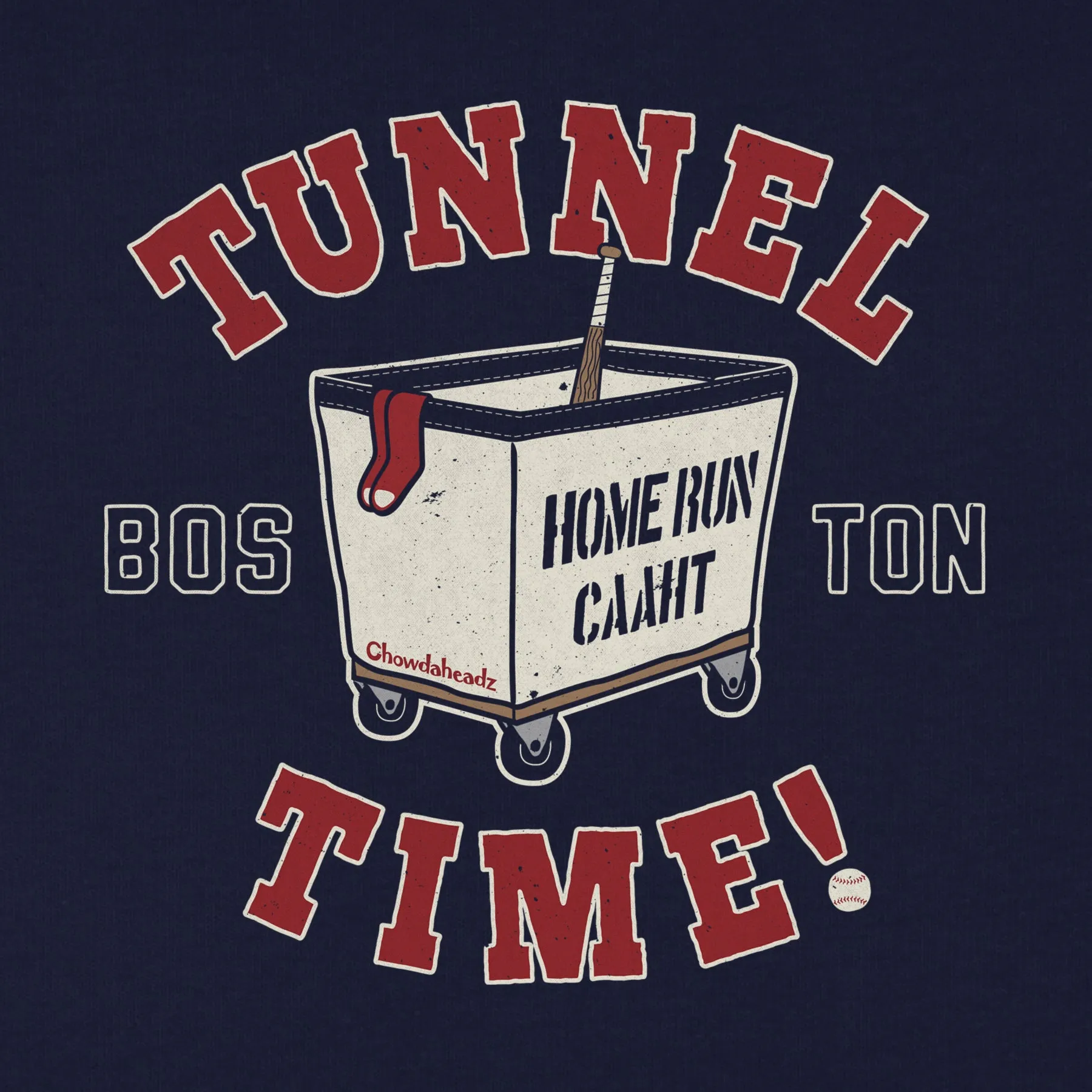 Tunnel Time Boston Baseball Youth Hoodie