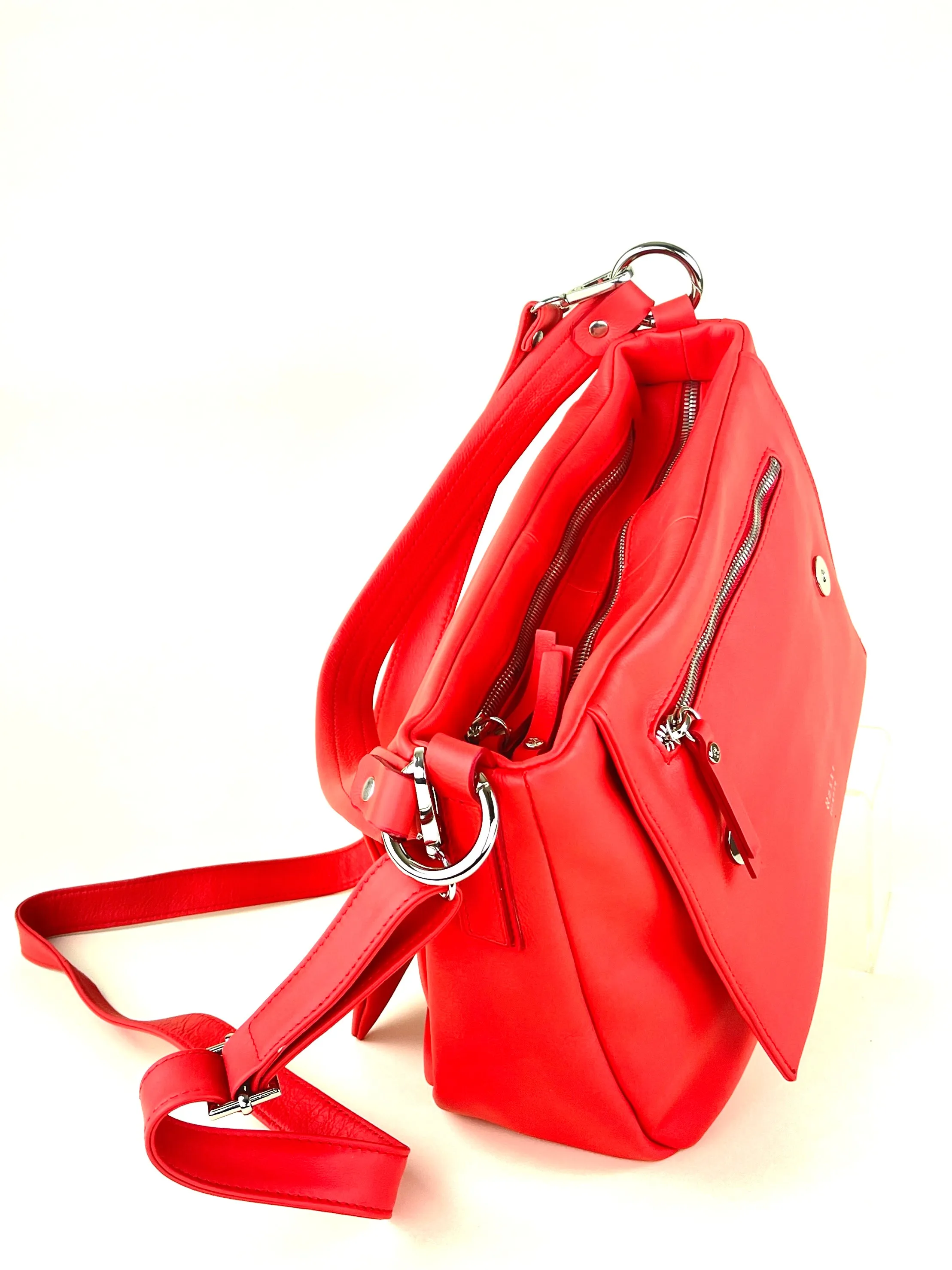 Ultrasmooth Calfskin Multi Compartment Shoulder Bag