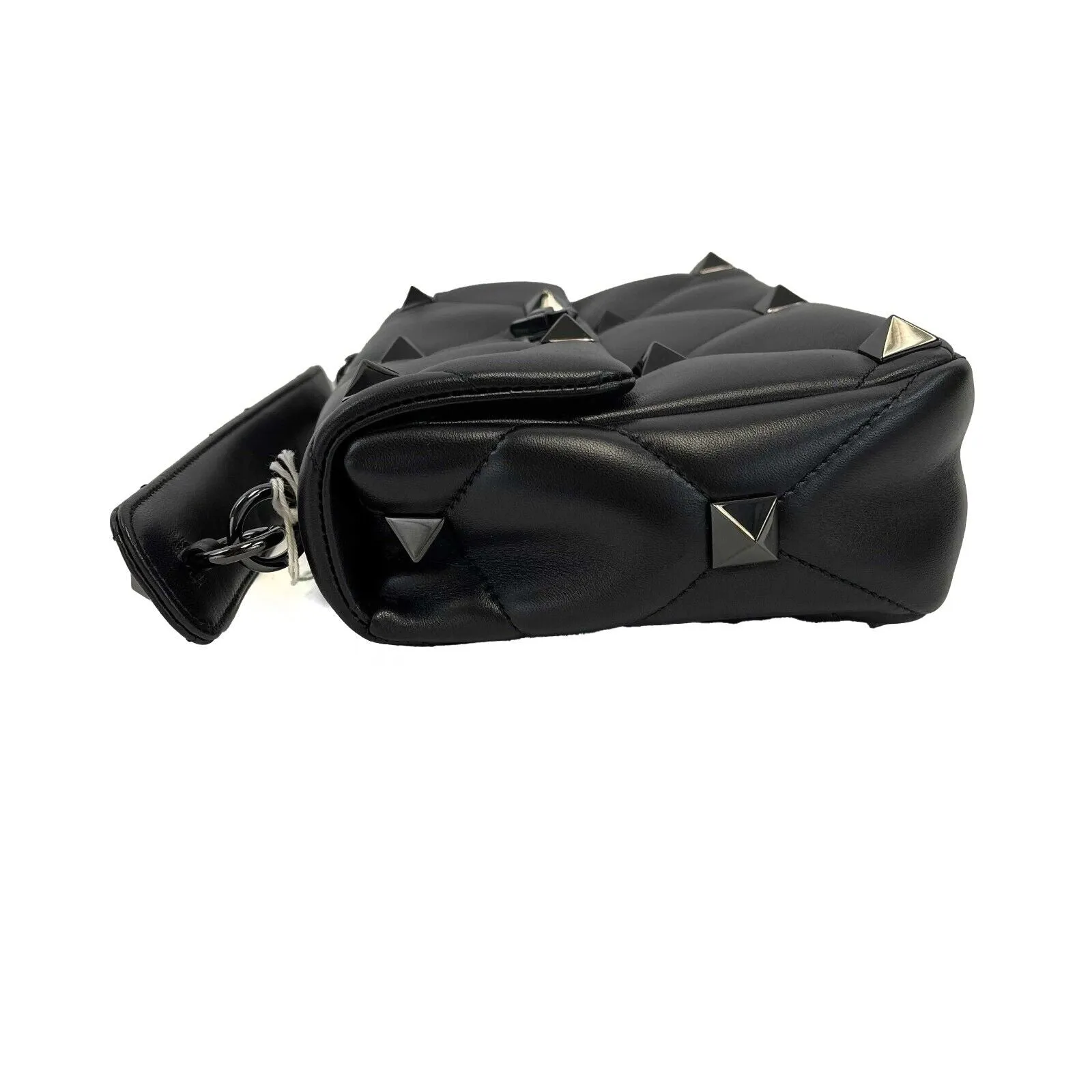 Valentino Garavani - NEW Large Lambskin Leather w/ Roman Studs - Shoulder Bag