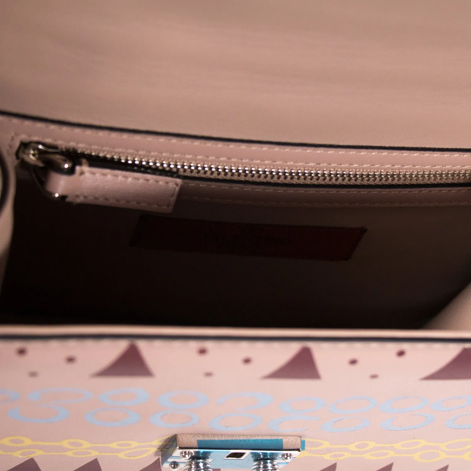 Valentino Glam Lock Rockstud Shoulder Bag