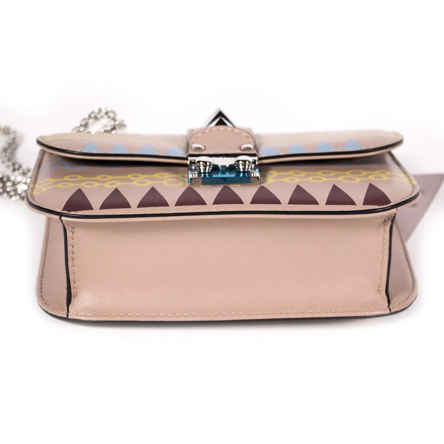 Valentino Glam Lock Rockstud Shoulder Bag