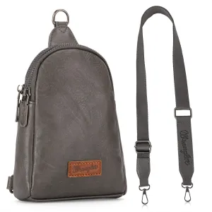 WG87-210 Wrangler Sling Bag/Crossbody/Chest Bag  - Grey