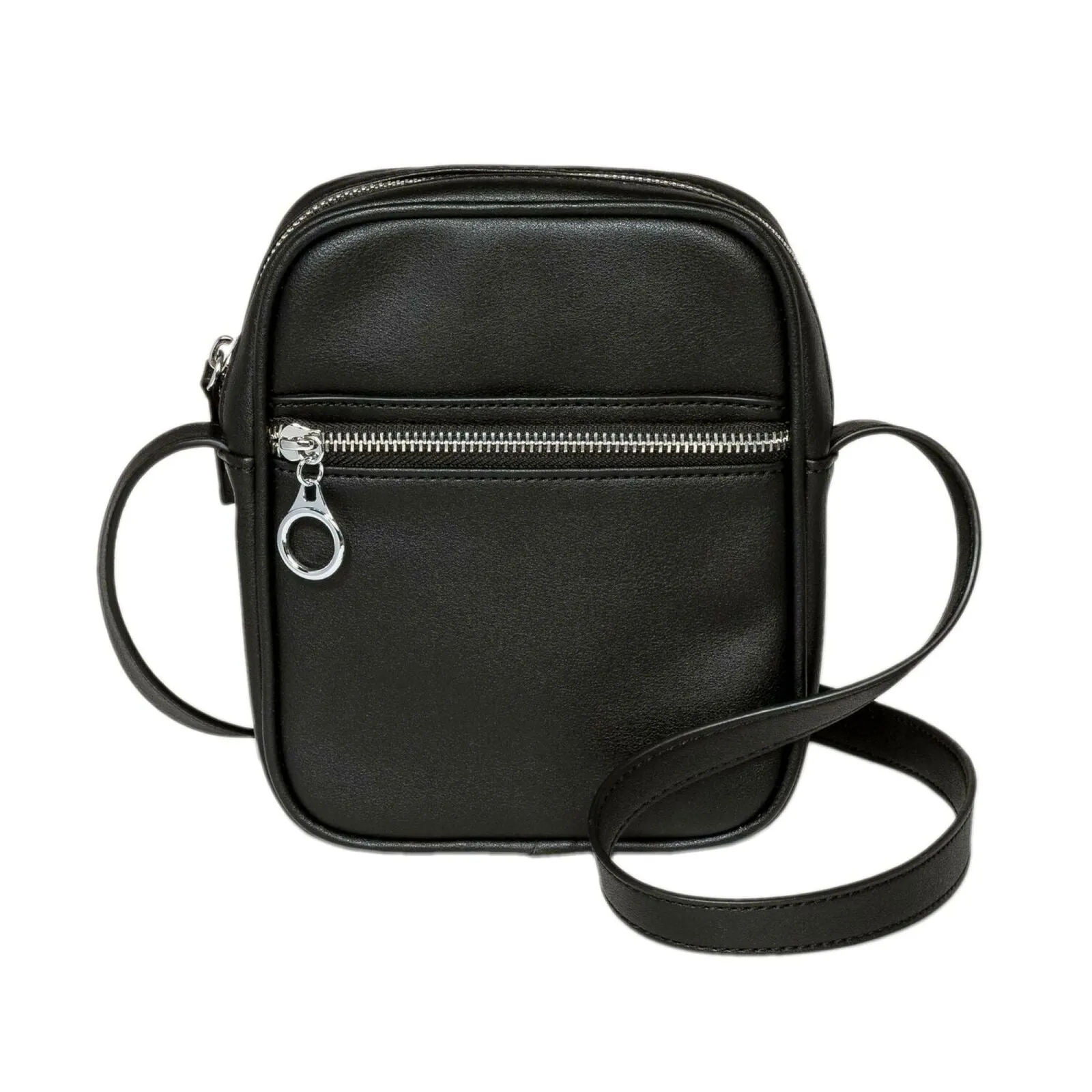 Wild Fable Women's Faux Leather Zip Closure Crossbody Bag