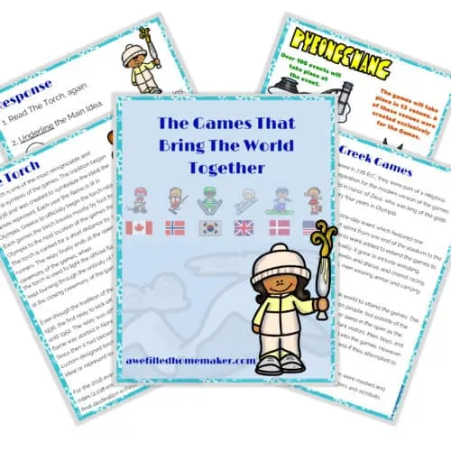 Winter Olympics Unit Study
