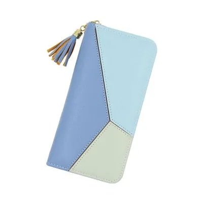 Women Long Zipper Luxury Brand Leather Clutch Wallets