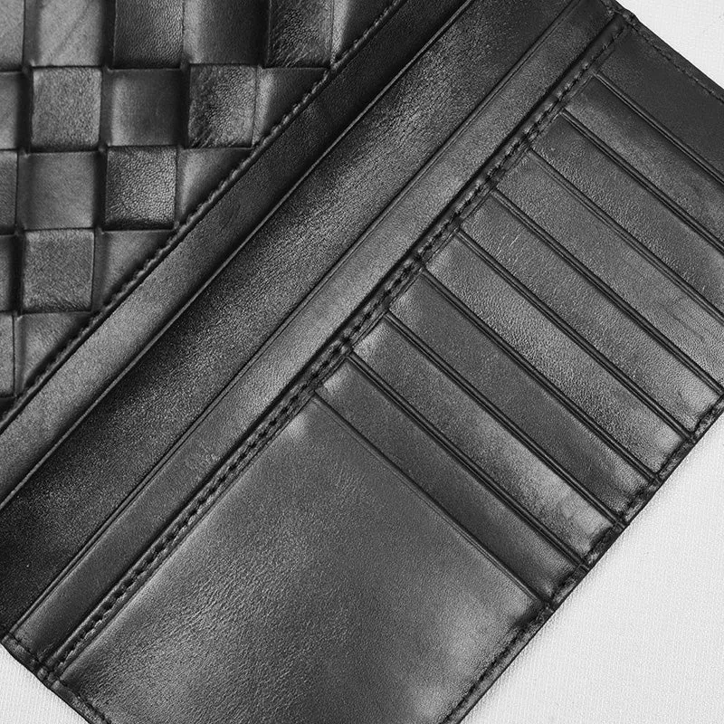 Woven Leather Wallet