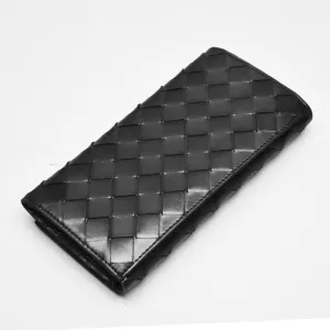 Woven Leather Wallet