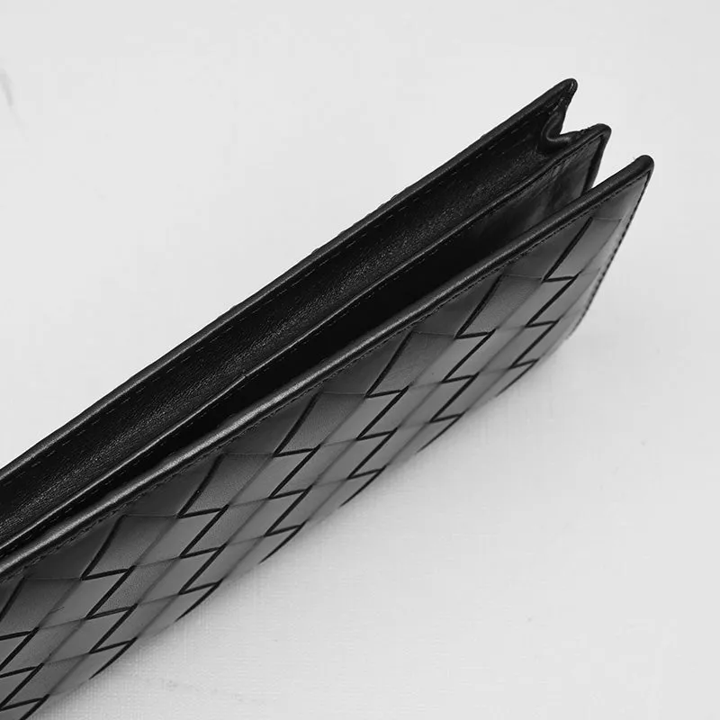 Woven Leather Wallet