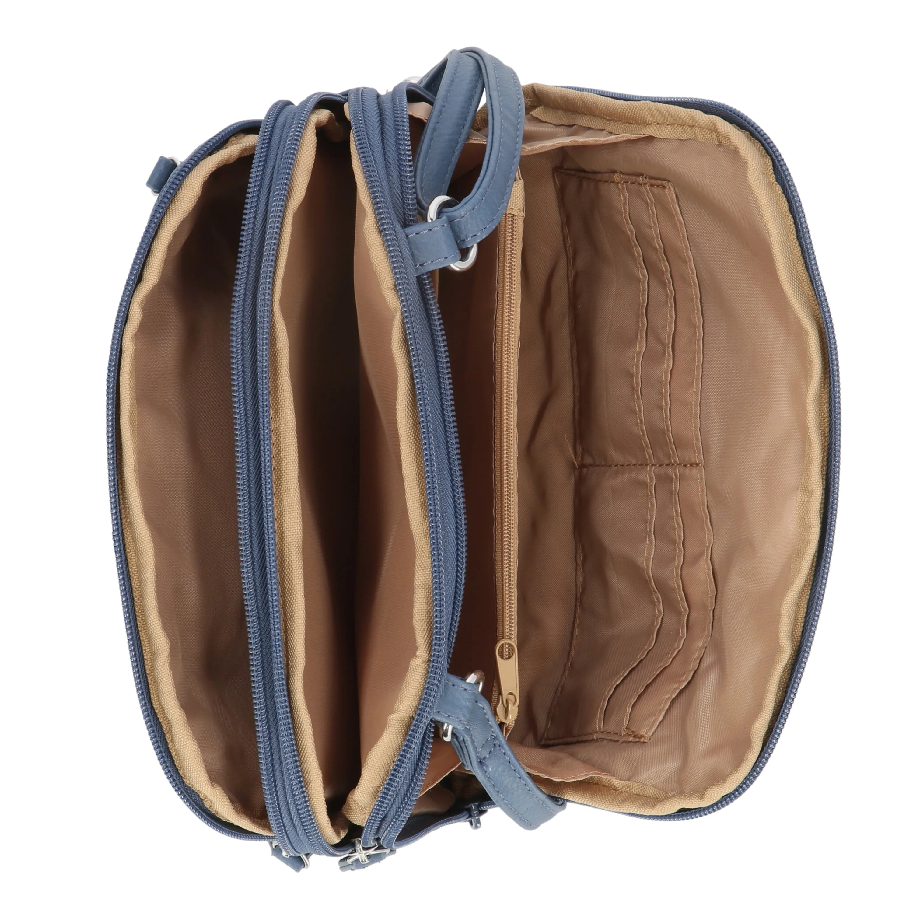Zippy Triple Compartment Crossbody Bag 🧼