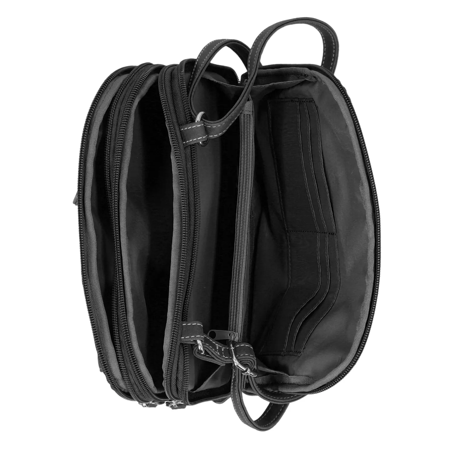 Zippy Triple Compartment Crossbody Bag 🧼
